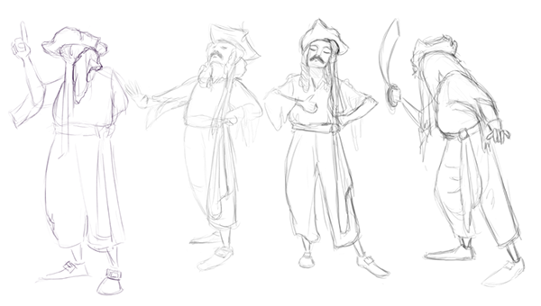 600x340 Pirate Costume Figure Drawings On Massart Portfolios
