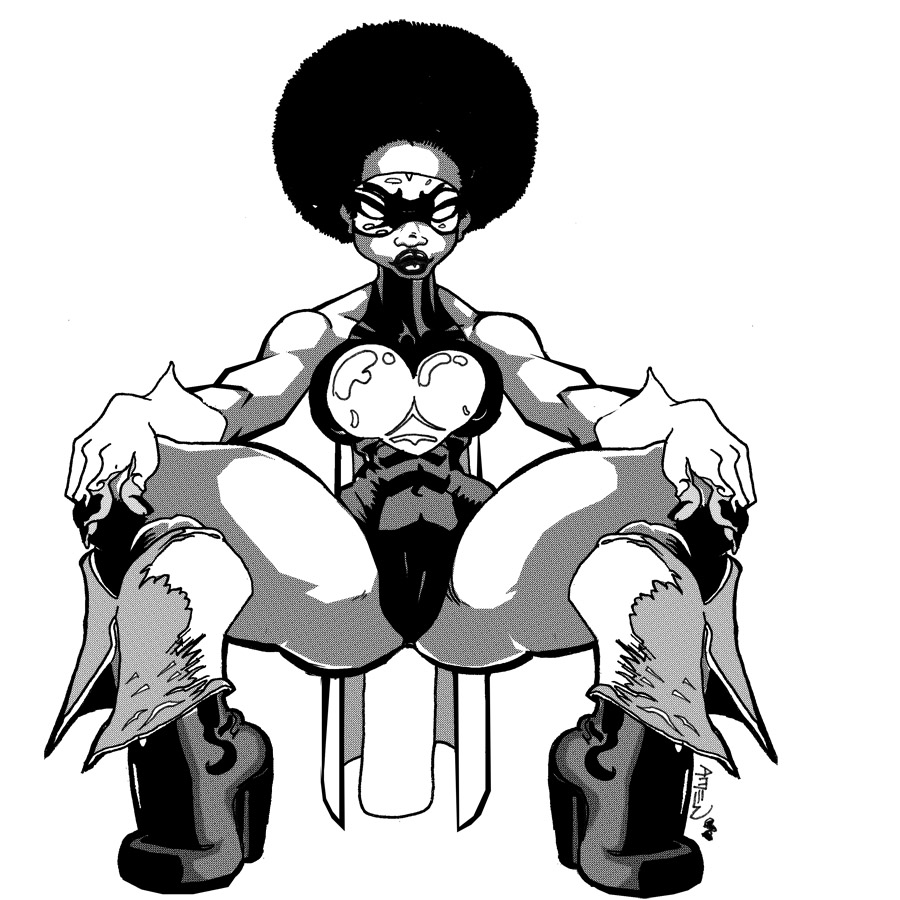 900x900 Ghettomanga New Drawing The Mighty Afrodite By Samax