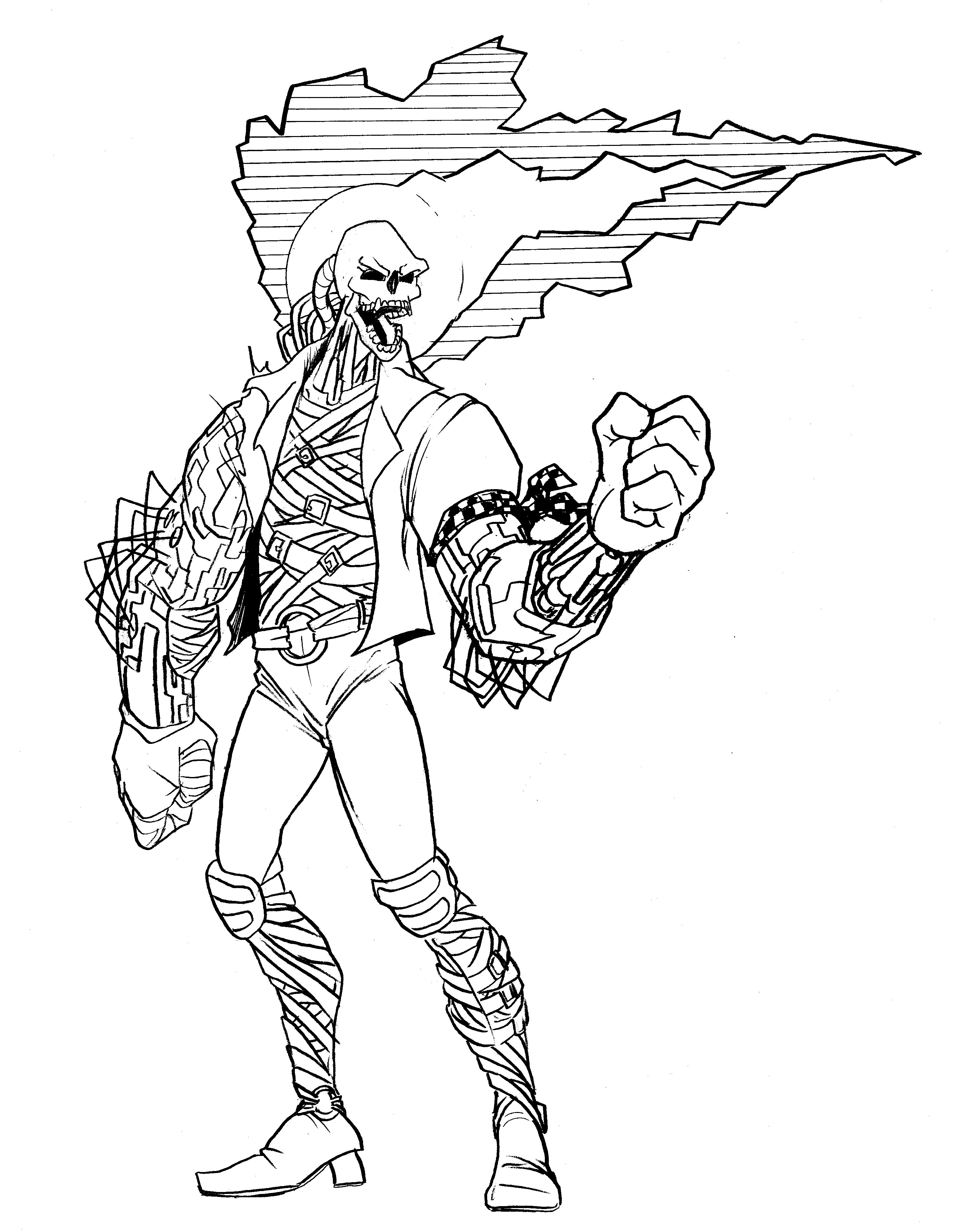 2921x3758 Ghost Rider 2099 Samgarlandillustrations