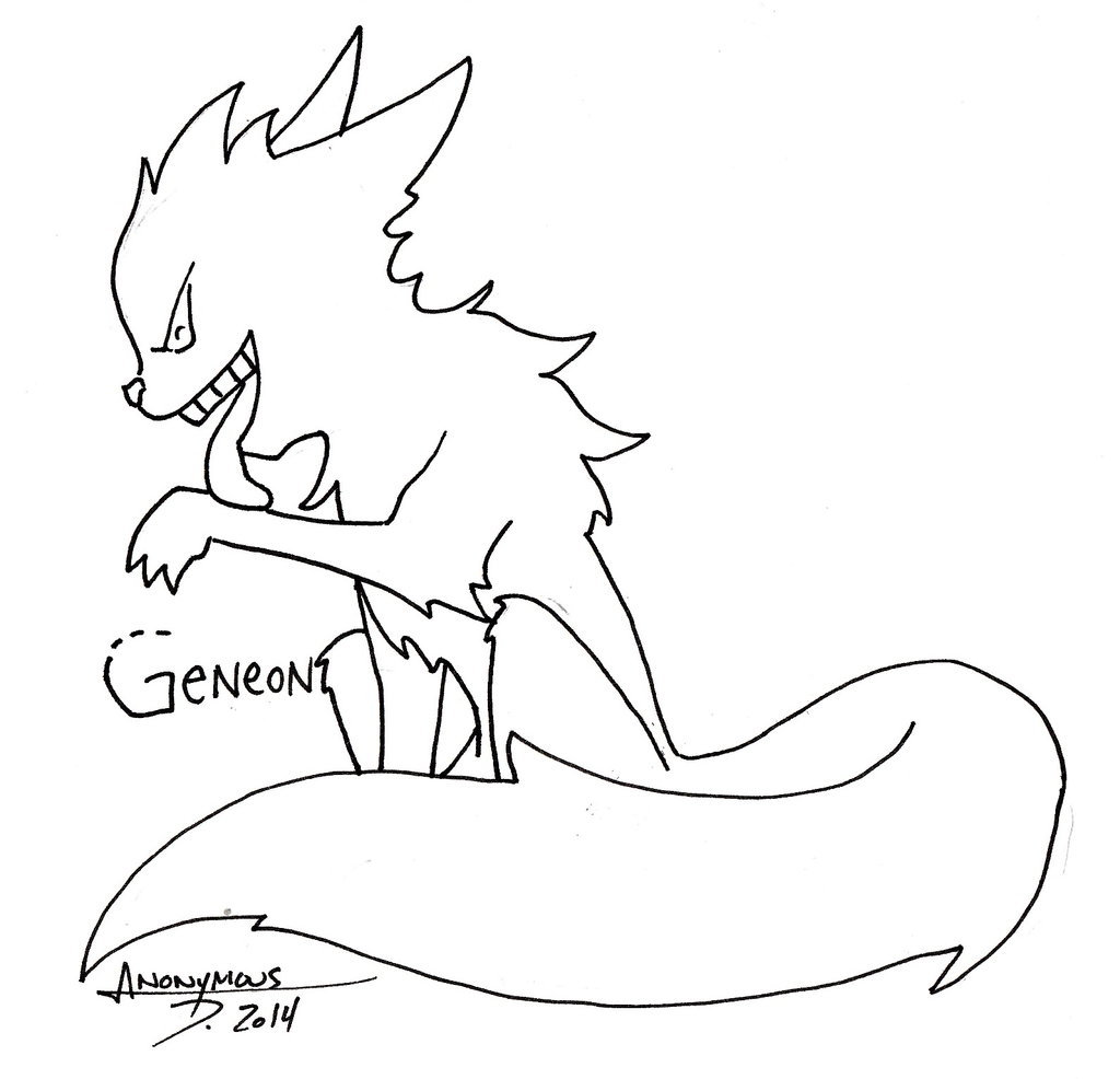 1024x986 Geneon The Ghost Fox Pokemon [Drawing] By An0nym0usd