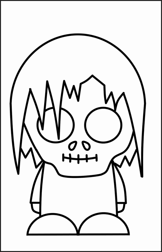 666x1035 How To Draw A Halloween Ghost For Kids Drawingsforkids Halloween