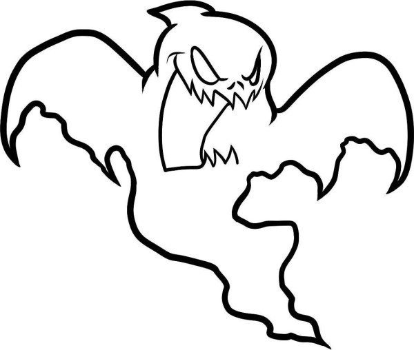 600x508 Ghost Coloring Pages 31763