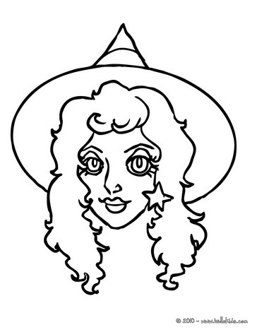 364x470 Witch Coloring Pages