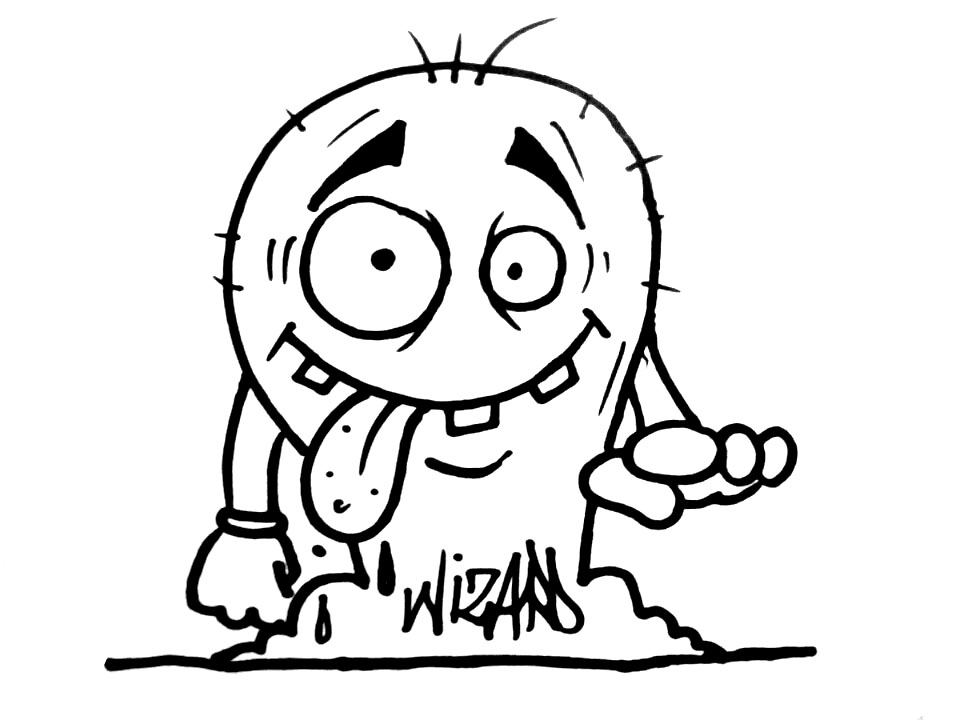 960x720 Graffiti Ghost Sticker By Wizard1labels