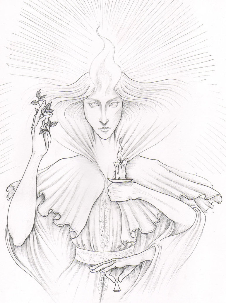 772x1035 Ghost Of Christmas Past By On @