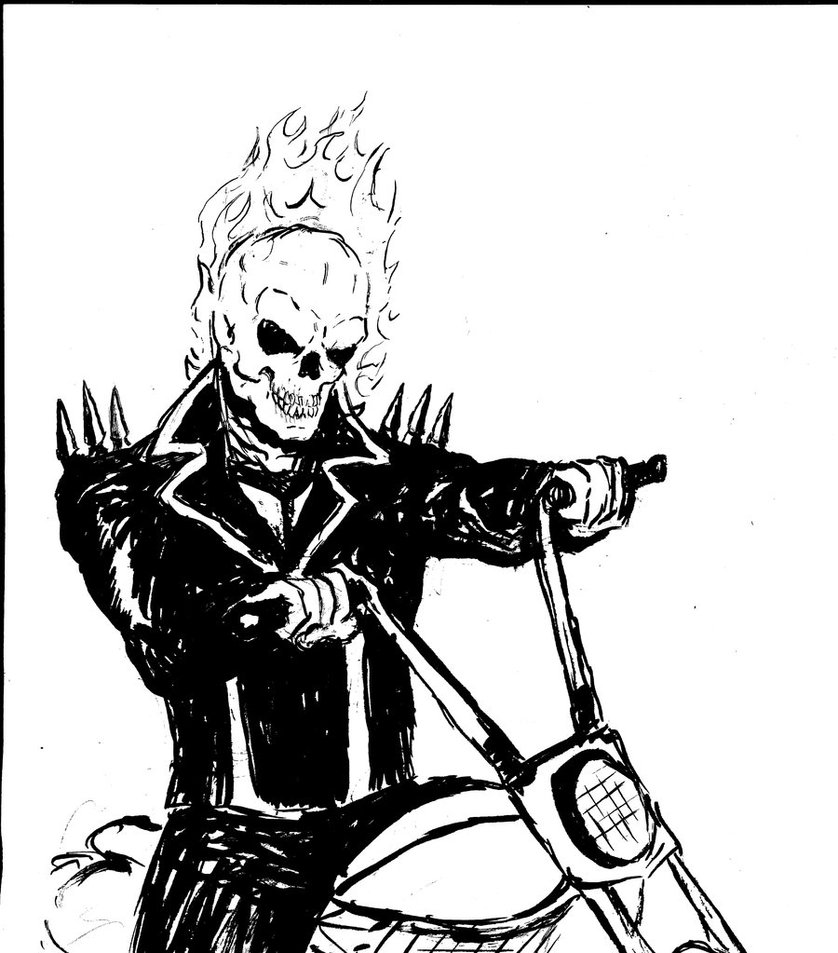 838x953 Ghost Rider By Lukeforadventure