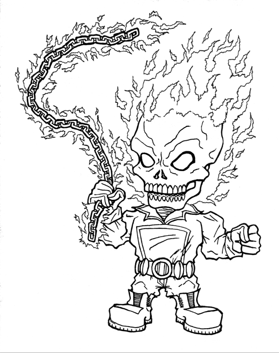 561x710 Mini Ghost Rider Inked By Infraggableszkiba