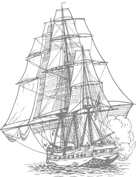 462x598 Gray Pirate Ship Clip Art