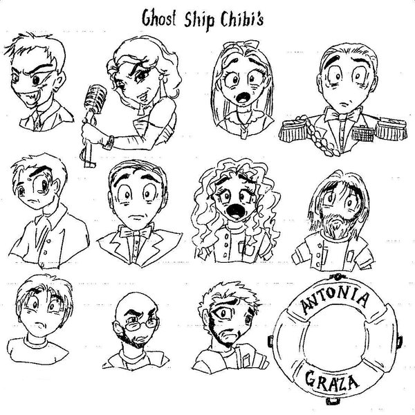 600x600 Ghost Ship Chibi's By I Tsarevichalexei13