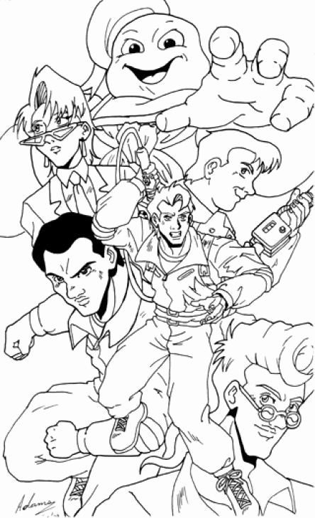 444x730 Ghostbusters Coloring Pages Collection Ghostbusters Coloring Page