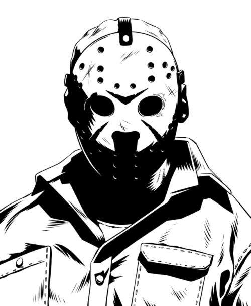 500x609 Jason Voorhees Drawing Tumblr