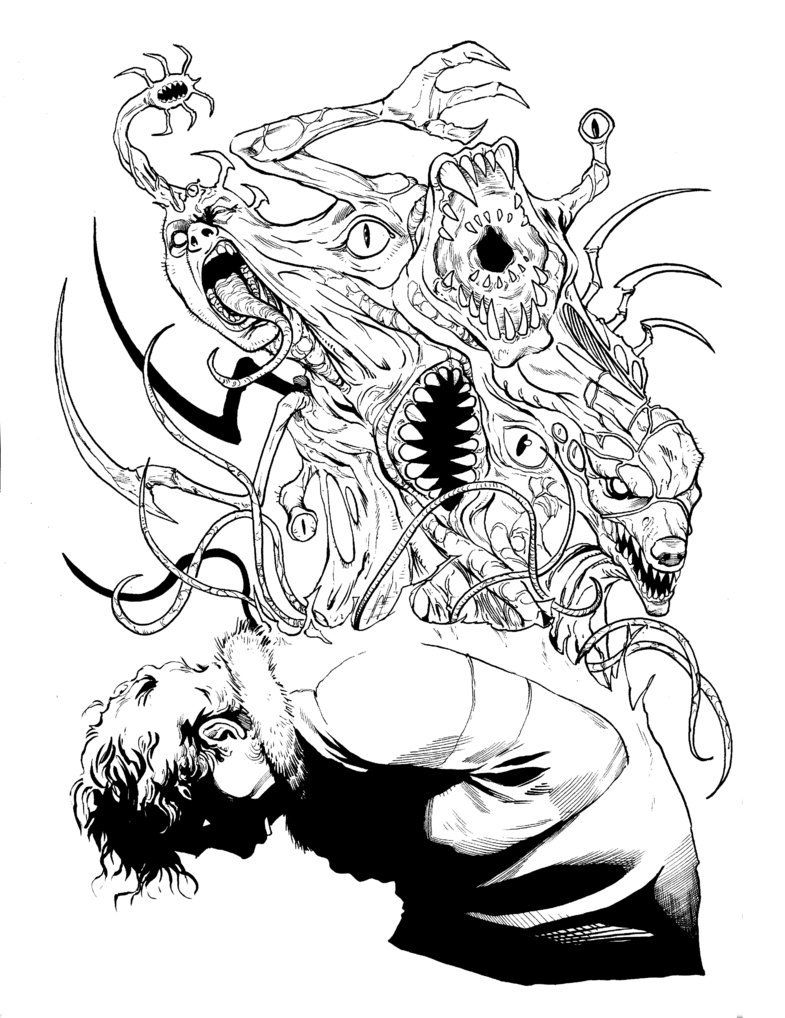 785x1018 Daily Sketch John Carpenter's The Thing By Bestrrr Movie Fun