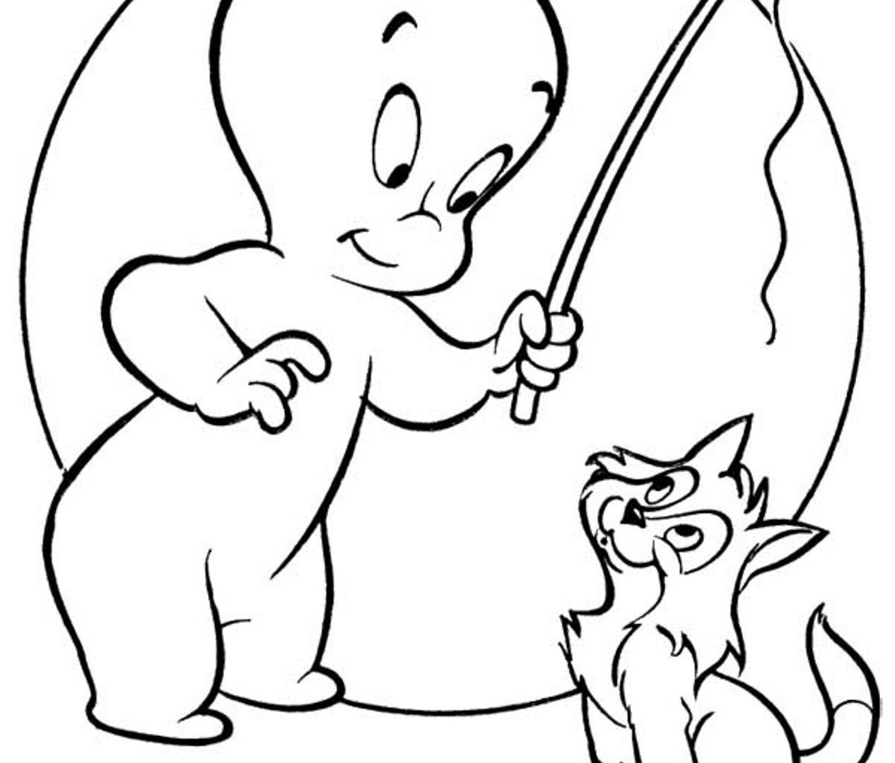 1266x1080 Ghost Coloring Pages To Download And Print For Kids Of Ghosts
