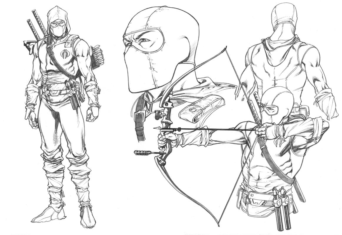 1162x800 Gi Joe Coloring Pages Snake Eyes Printable Gallery Best