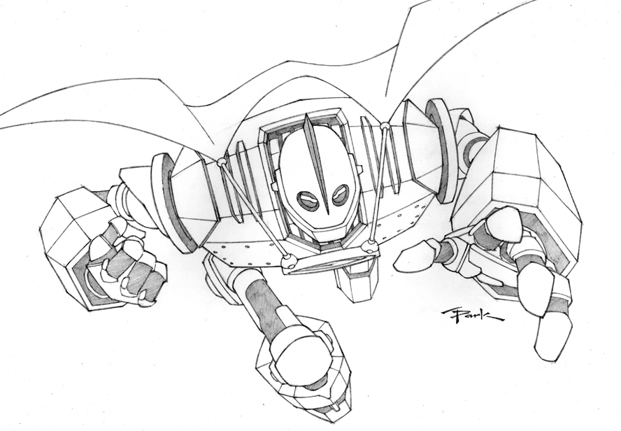 888x616 Iron Giant By Andyparkart