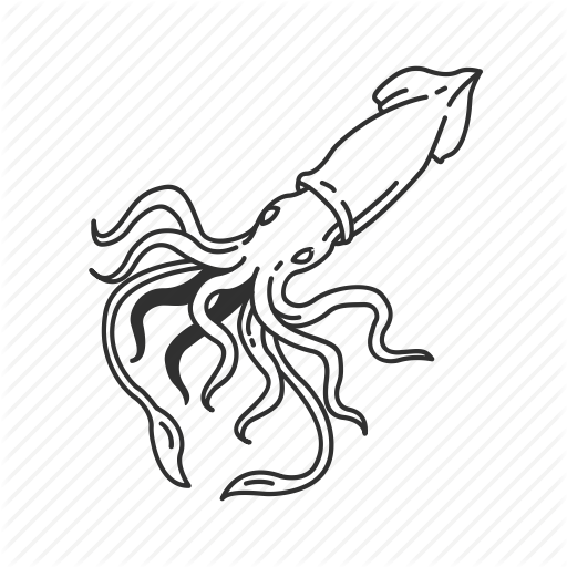 512x512 Giant Squid, Mollusc, Octopus, Squid Icon Icon Search Engine