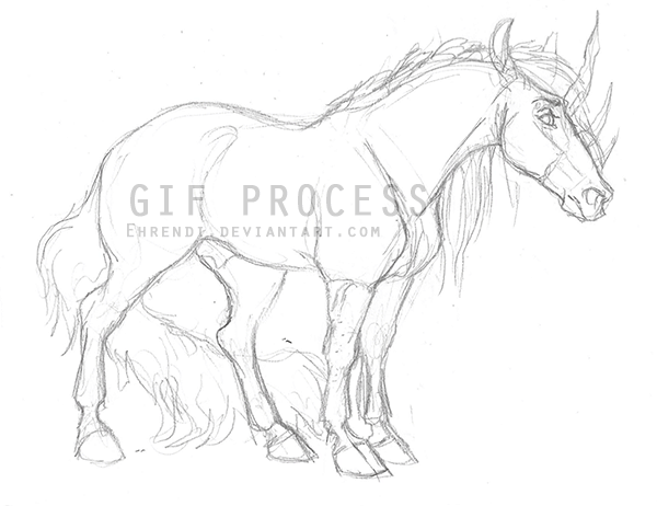 600x462 Drawing Process Gif By Ehrendi