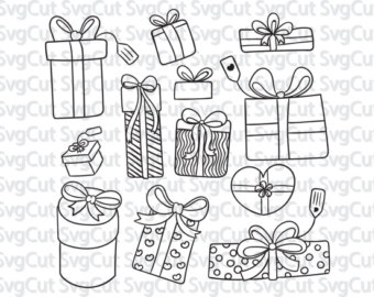 340x270 Wedding Favor Box Template Laser Cutting Heart Commercial Use