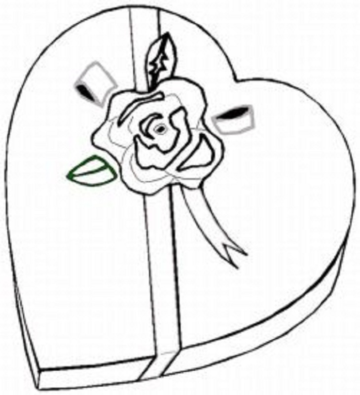 730x800 Gift Coloring Page 451419