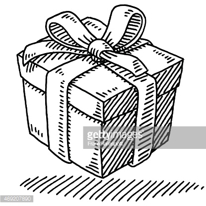 415x415 Gift Ribbon Drawing