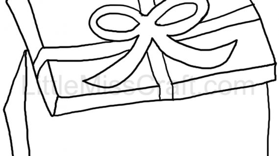 570x320 Christmas Gift Drawings Drawing A 3d Christmas Gift Levitating