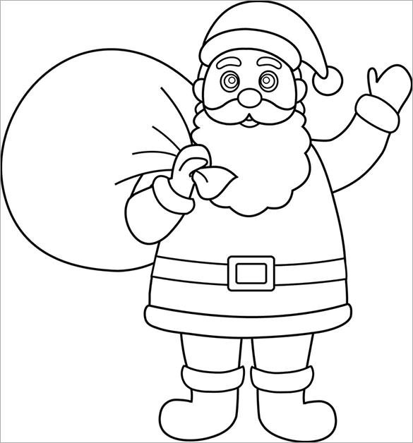 585x628 Christmas Colouring Pages Free Jpeg, Png, Eps Format