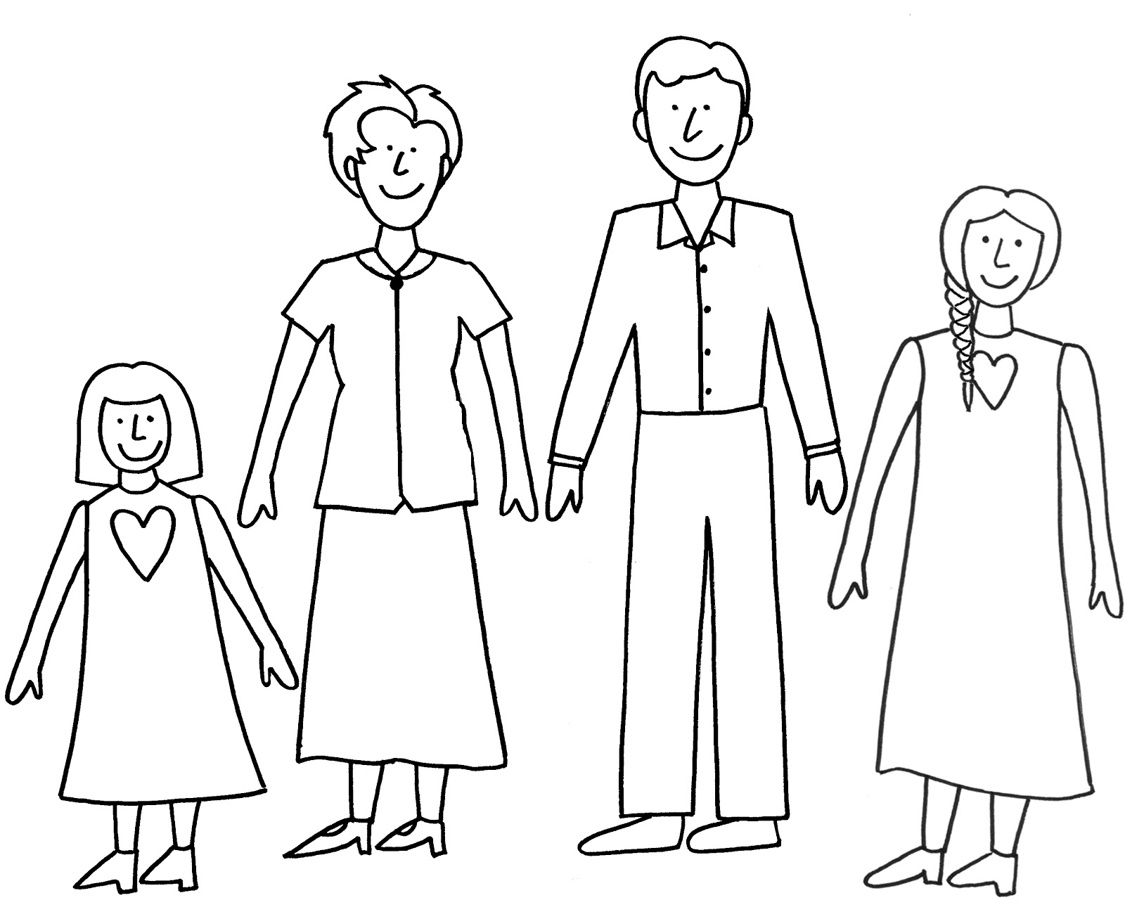 1600x1280 Simple Drawing Of Family The Sketchbook Challenge Use Your Gifts
