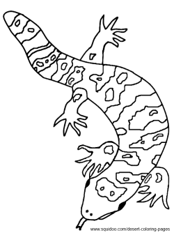 250x337 Gila Monster Coloring Pages Classroom Ideas Gila