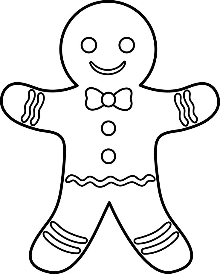736x916 Free Gingerbread Coloring Pages Gingerbread Man Coloring Pages