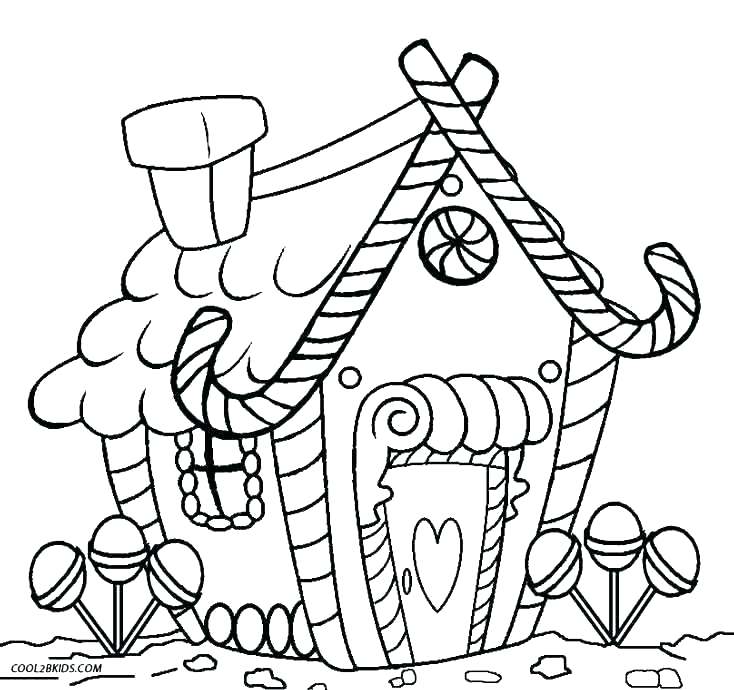 734x690 House Coloring Pages Printable Dog House Coloring Page Printable