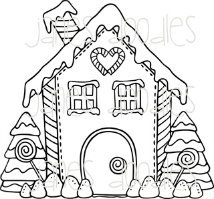 214x199 Gingerbread House