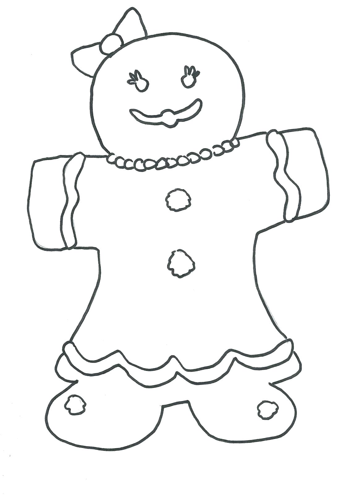 1168x1600 Coloring Coloring Pages Of Gingerbread Man Book Picture House