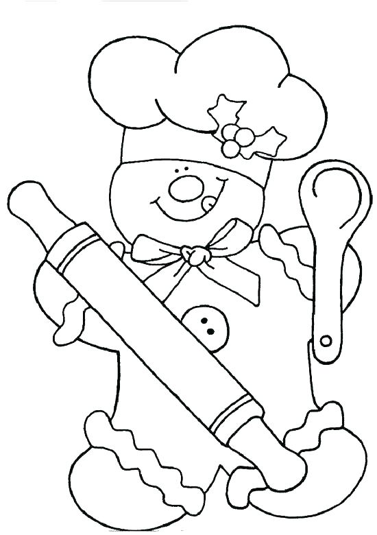 550x780 Picture Of Gingerbread Man To Color Joandco.co