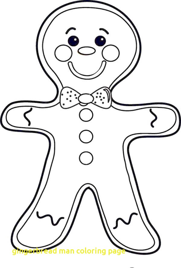 600x890 Gingerbread Man Coloring Page With Gingerbread Man Coloring Pages