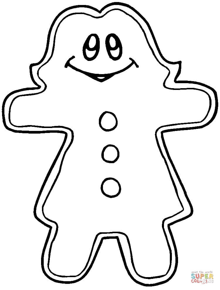 750x990 Gingerbread Girl Coloring Page Free Printable Coloring Pages
