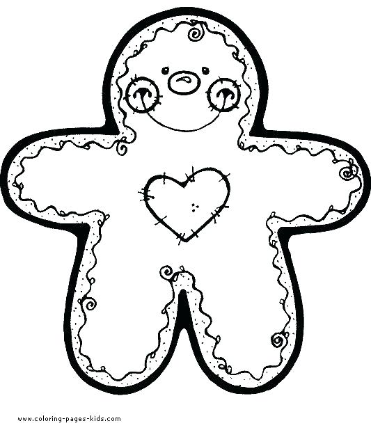 533x638 Best Of Gingerbread Man Coloring Page Images Gingerbread Man