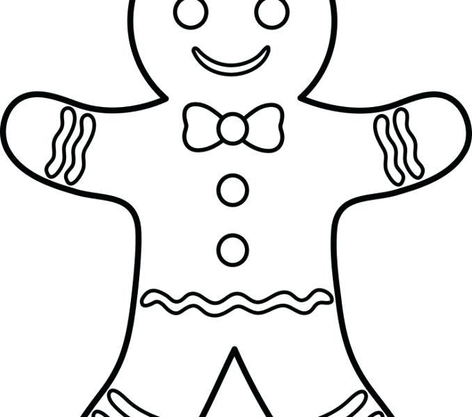 678x600 Coloring Pages Gingerbread Man Gingerbread Man Coloring Pages