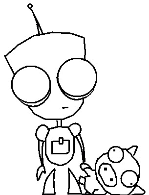 305x398 Gir With Piggy By Judemer