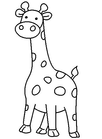 350x475 The Best How To Draw Giraffe Ideas On Easy Giraffe