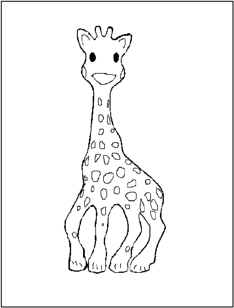 800x1050 Free Printable Giraffe Coloring Pages For Kids