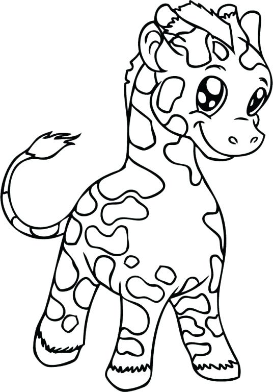 536x768 Inspirational Cute Giraffe Coloring Pages Online Baby Page View