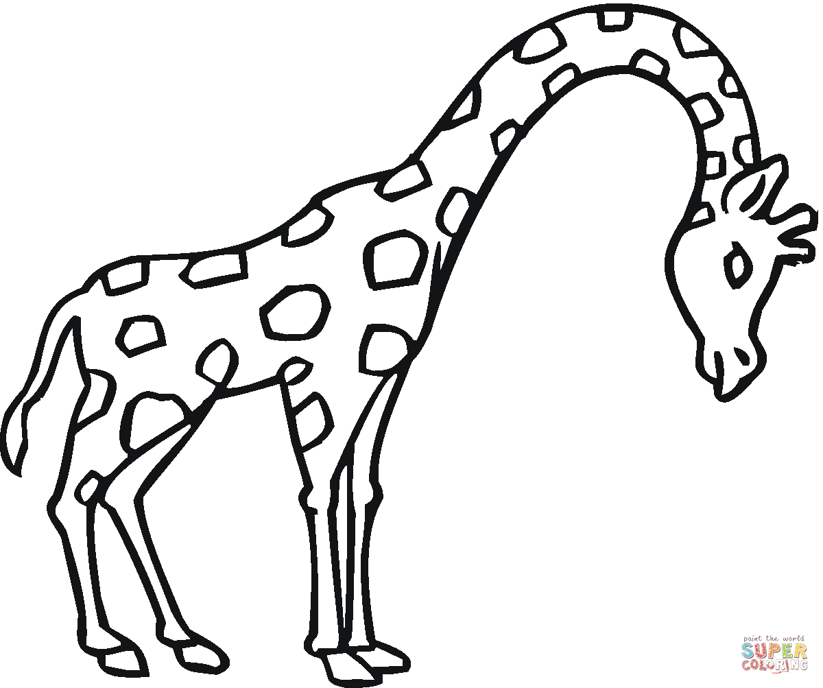 1200x1003 Giraffe 24 Coloring Page Free Printable Coloring Pages