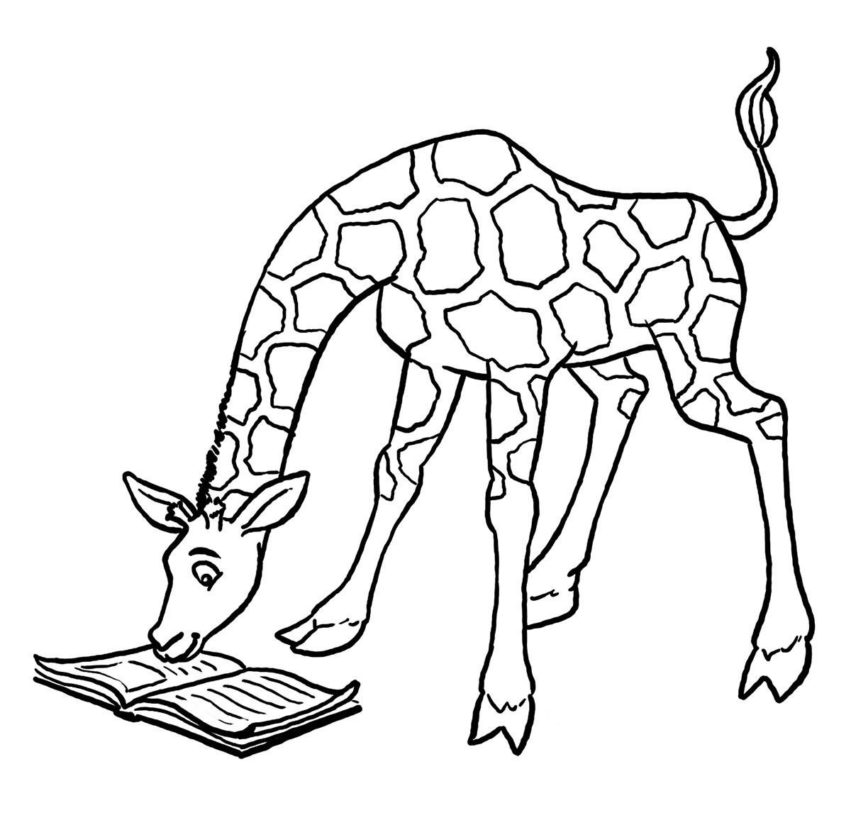 1200x1146 Giraffe Coloring Pages