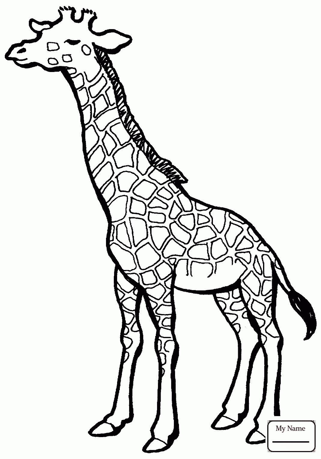1069x1530 Giraffes Giraffe Pull Toy Mammals Coloring Pages For Kids