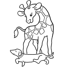 230x230 Top 20 Free Printable Giraffe Coloring Pages Online