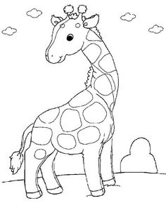 236x289 Image Result For Giraffe Outline Drawings For Kids Mosaic