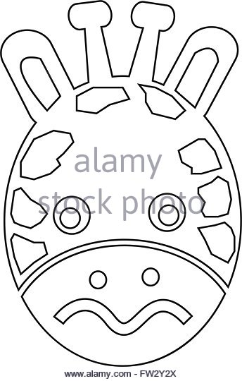 344x540 Giraffe Face Head Black And White Stock Photos Amp Images