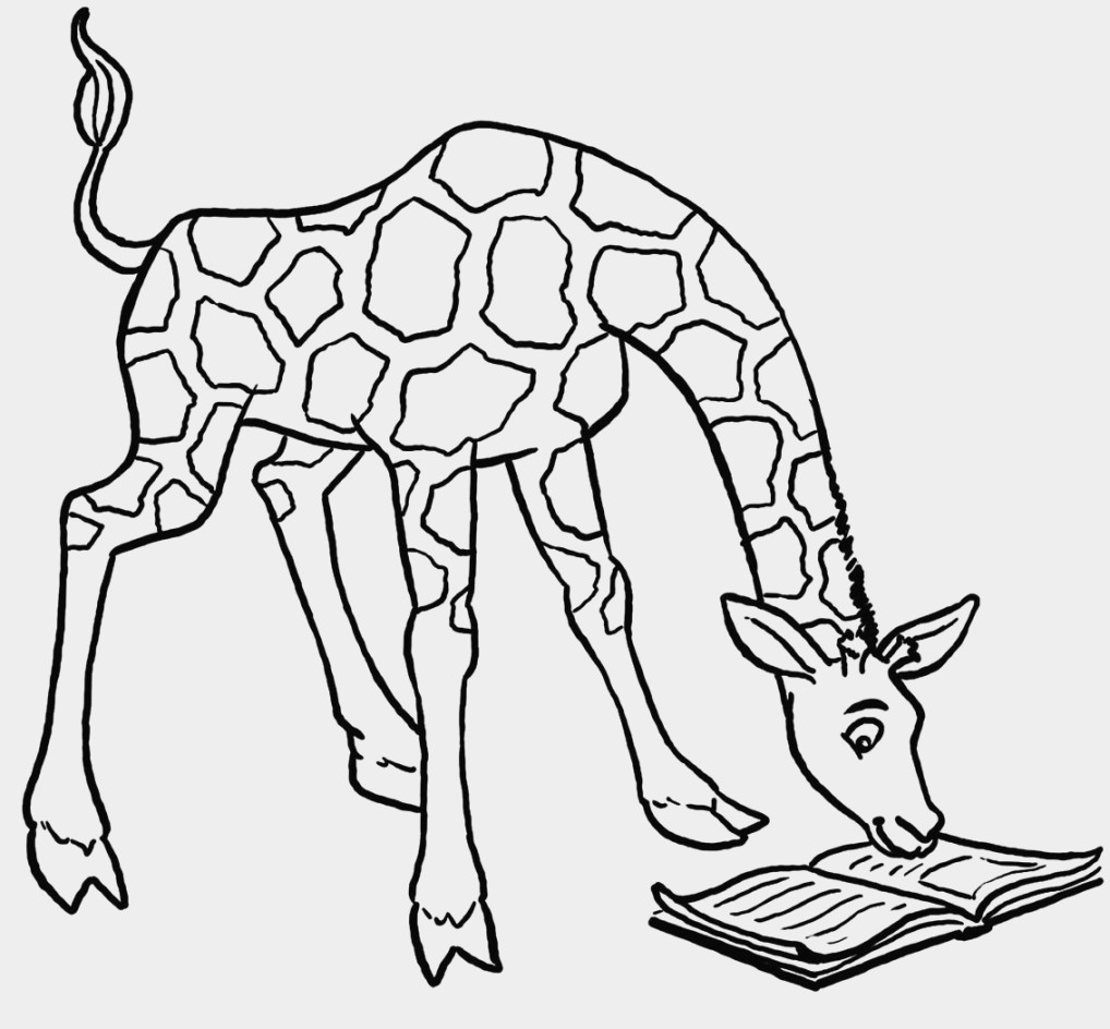 1018x944 Animal Coloring Pages Giraffe Inspirational Free Coloring Pages