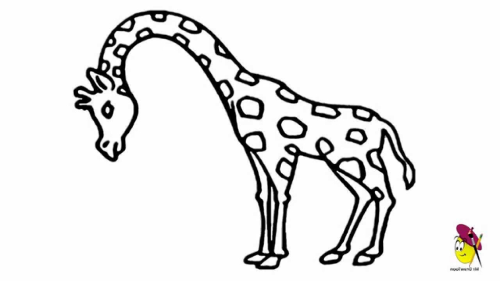 1024x576 A Drawing Of A Giraffe