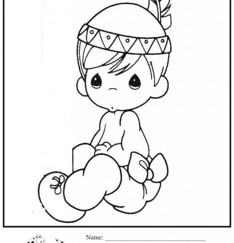 771x800 Native Americans Coloring Pages Indian Face Boy Page Free